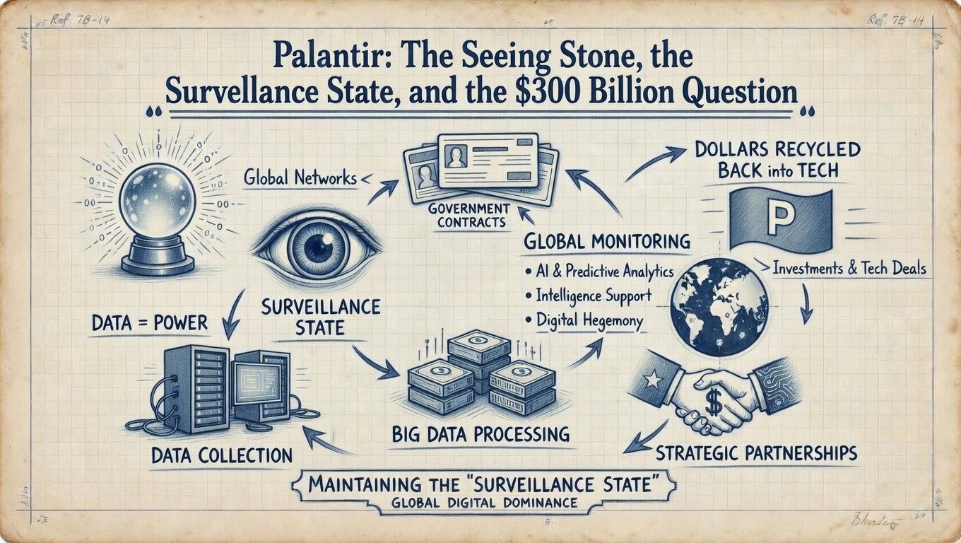 Palantir: The Seeing Stone, the Surveillance State, and the $300 Billion Question