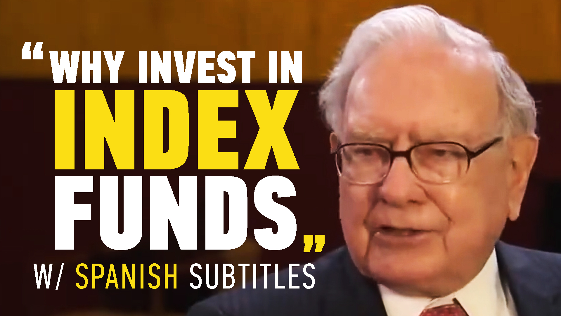 Buy Into an S&P 500 Index Fund- Warren Buffett 